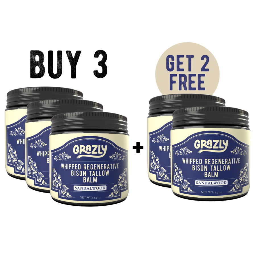 Whipped Bison Tallow & Manuka Honey Moisturizing Balm