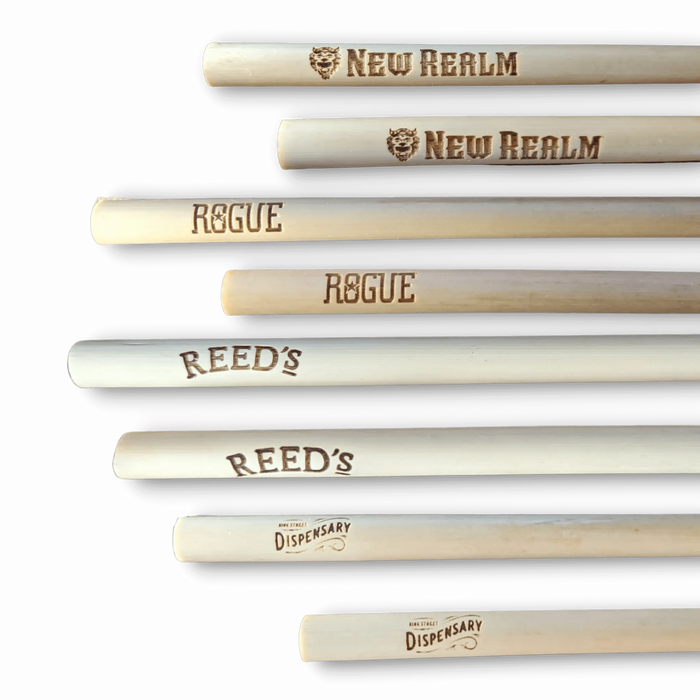 Holy City Straw Laser Engraved Reusable Reed Straw by Farm2Me