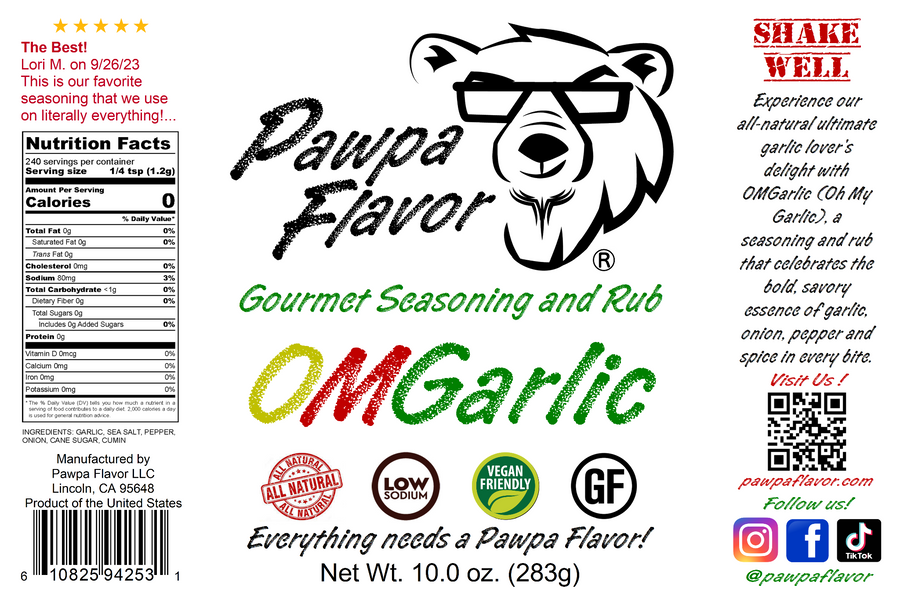 Pawpa Flavor OMGarlic