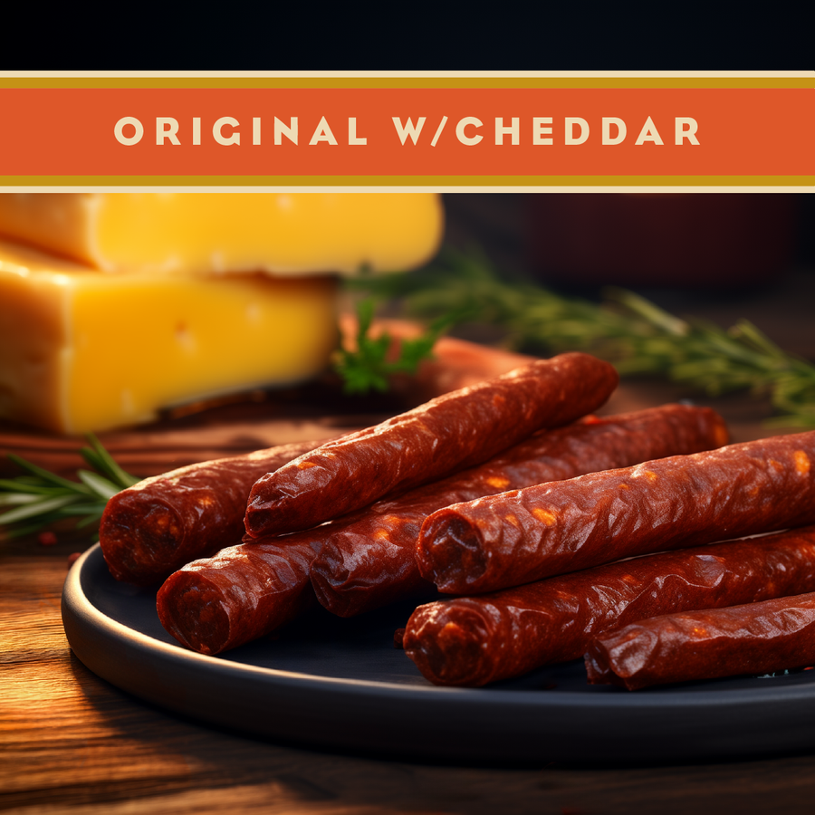 Wisconsin Beef Stick  Original w/Cheddar