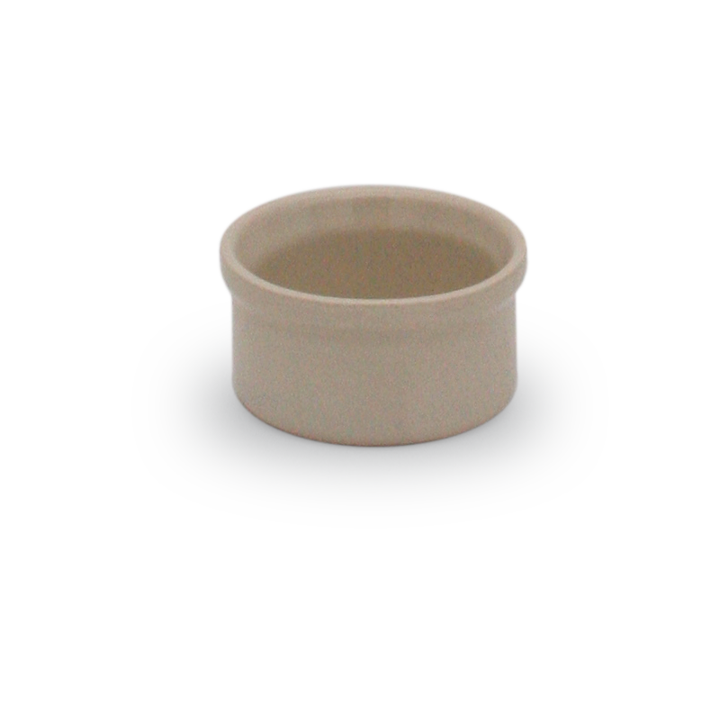 Bristol off-white stoneware ramekin for baking and serving