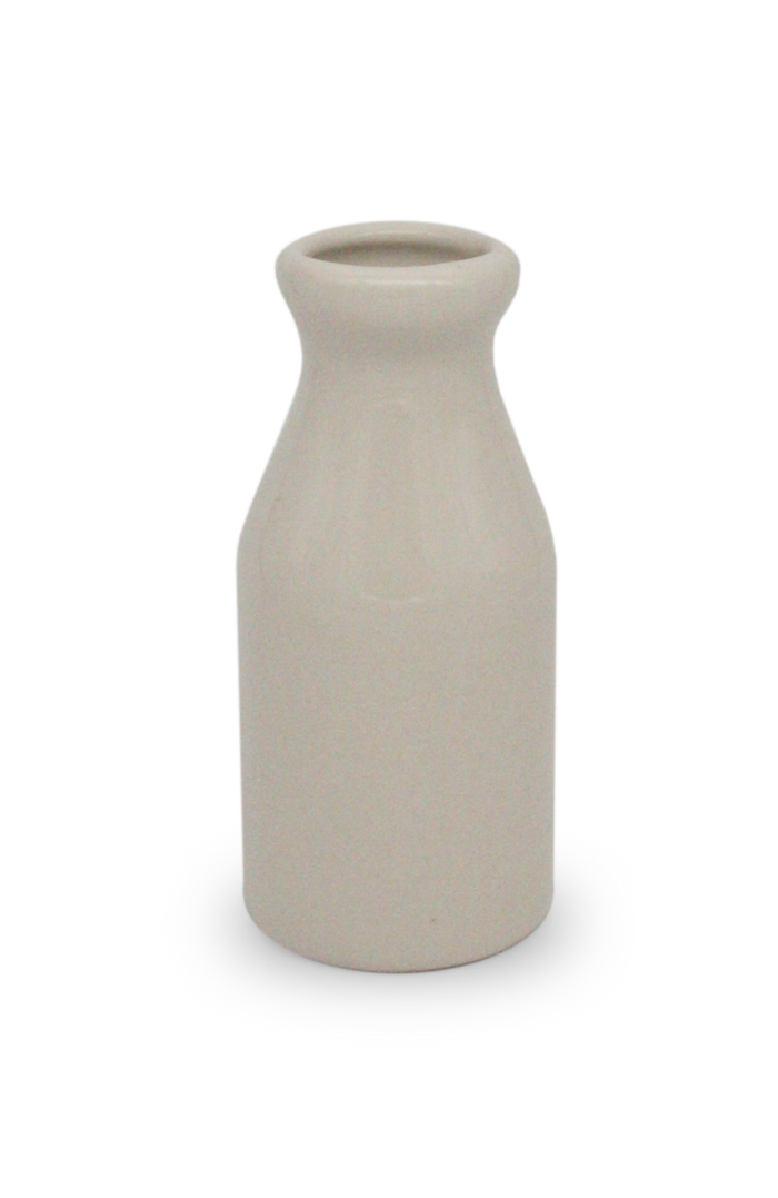 Stoneware Milk Bottle for Serving and Display
