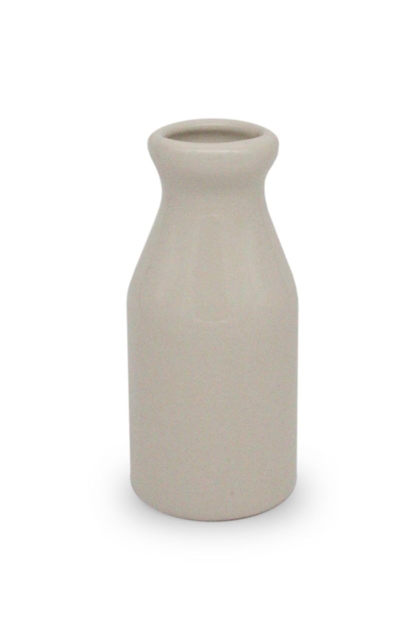 Stoneware Milk Bottle for Serving and Display