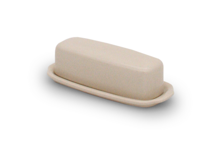 Stoneware Covered Butter Dish
