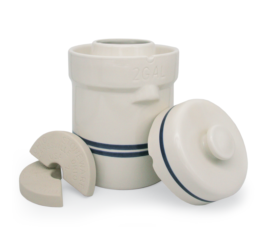 2-Gallon Water-Seal Fermentation Crock - Starter Kit