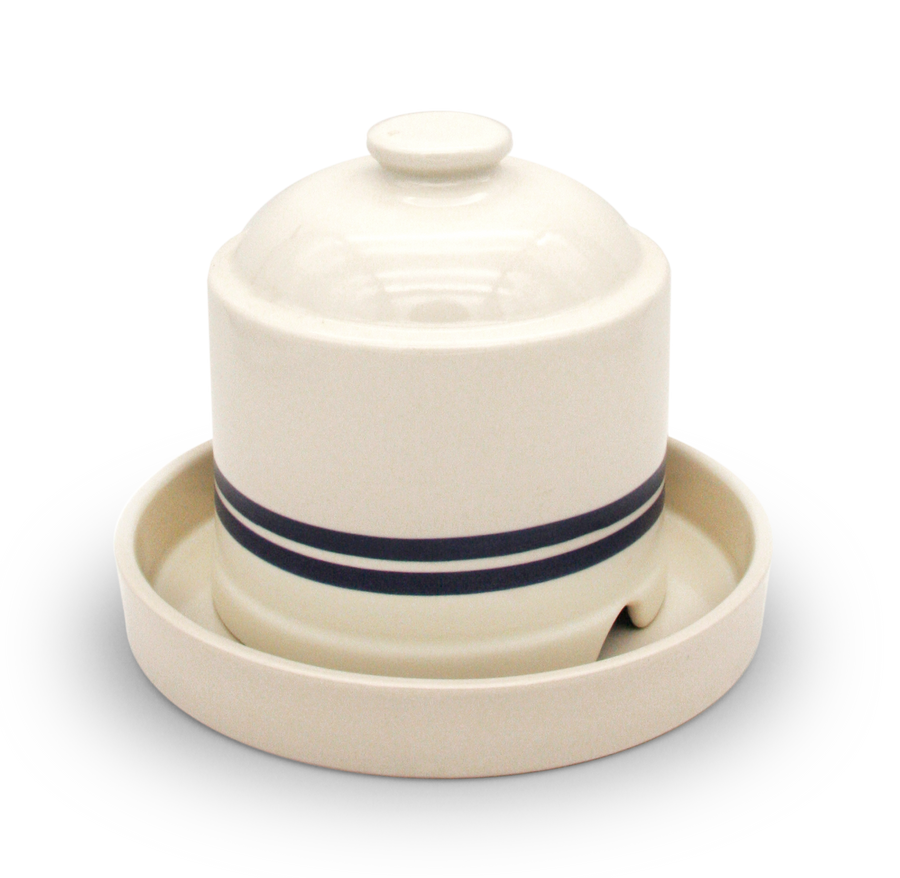 Automatic Stoneware Pet Watering Dish - 1 Gallon