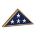 Sergeant Flag Case, Personal Inscription Engraving - Oak Color., , The Military Gift Store, Burial Flag Case (42)