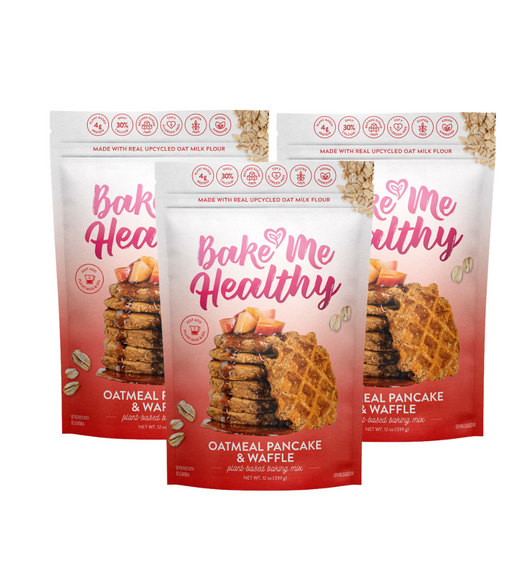 Oatmeal Pancake & Waffle Plant-Based Baking Mix - Bake Me Healthy