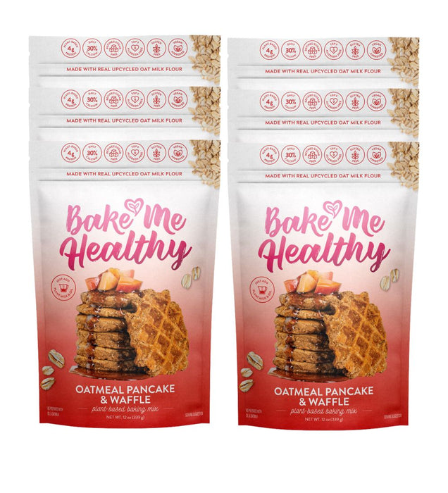 Oatmeal Pancake & Waffle Plant-Based Baking Mix - Bake Me Healthy