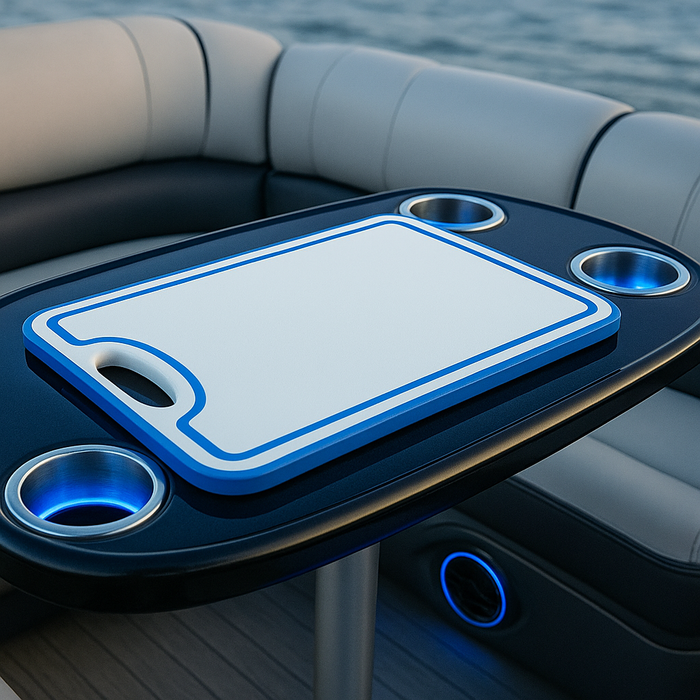 Made In The Usa Premium Cutting Board Textured 1 2 Inch Hdpe Uv Protected Non Skid Or Mark Rubber Feet Great For Boats Any Counter Top