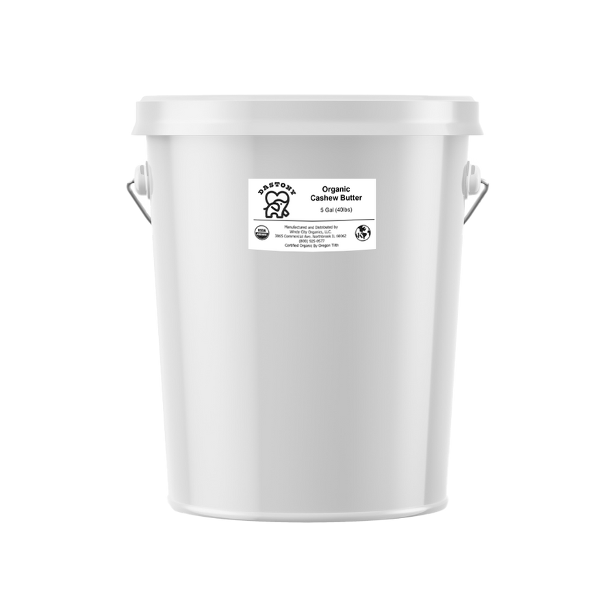 Organic Stone Ground Cashew Butter- 5 Gallons