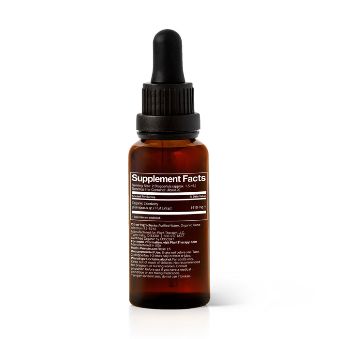 Organic Elderberry Herbal Tincture by Plant Therapy