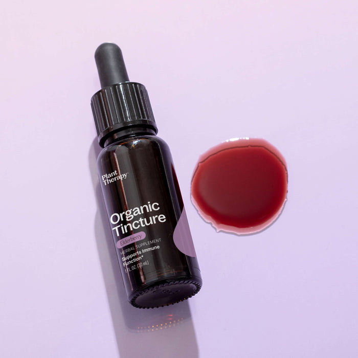 Organic Elderberry Herbal Tincture by Plant Therapy
