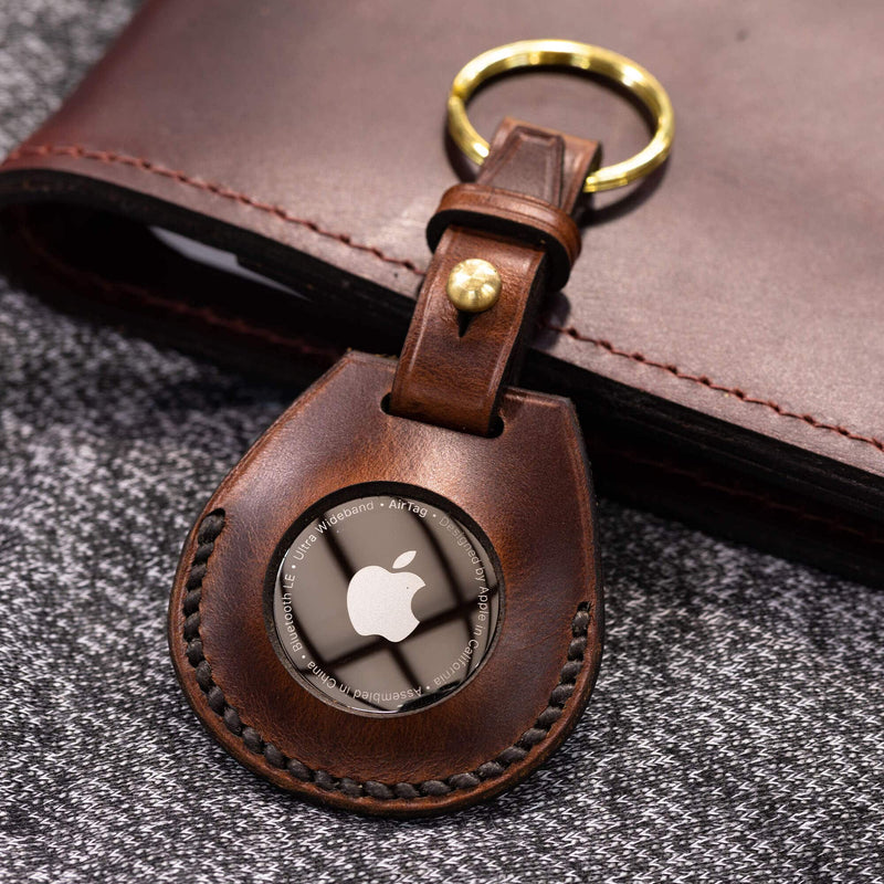 Leather Apple Air Tag Holder - Lifetime Leather Co