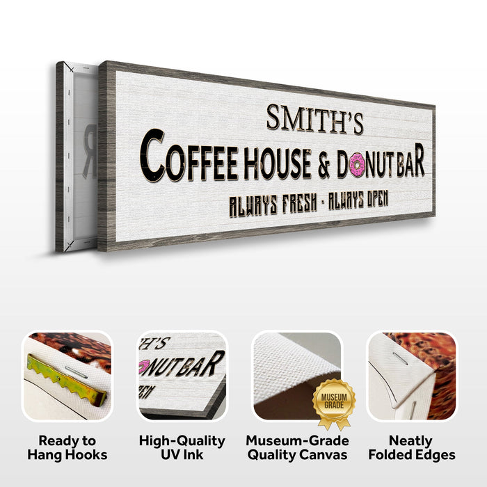 Coffee House And Donut Bar Sign Ii