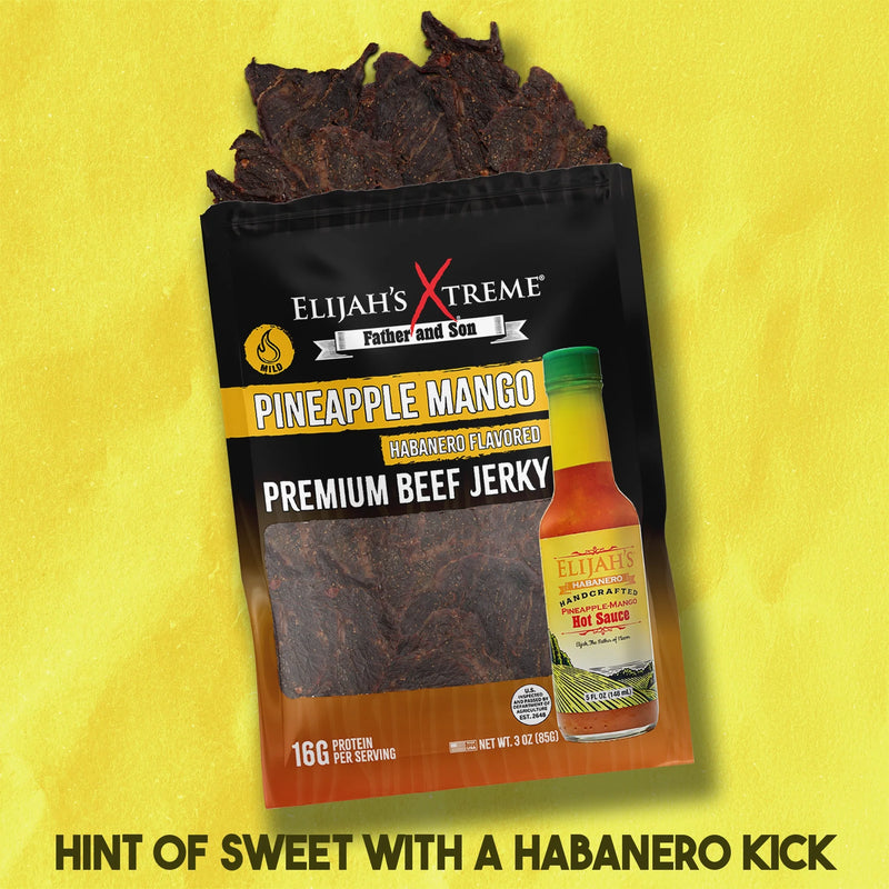 Pineapple-Mango Habanero Beef Jerky