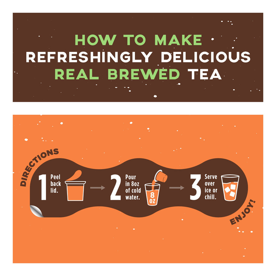 Mango Black tea three-step preparation graphic