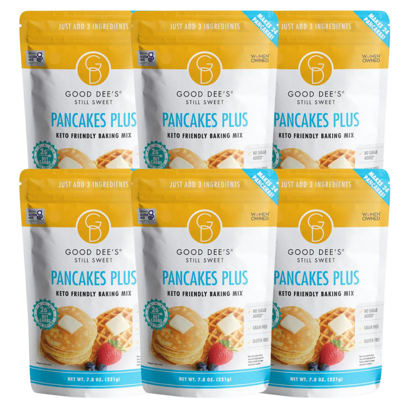 Pancake Plus Keto Mix - Gluten Free and No Added Sugar by Good Dee's