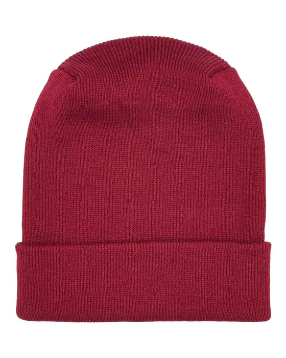 Patented H Stitch Cuffed Beanie, Burnt Maroon