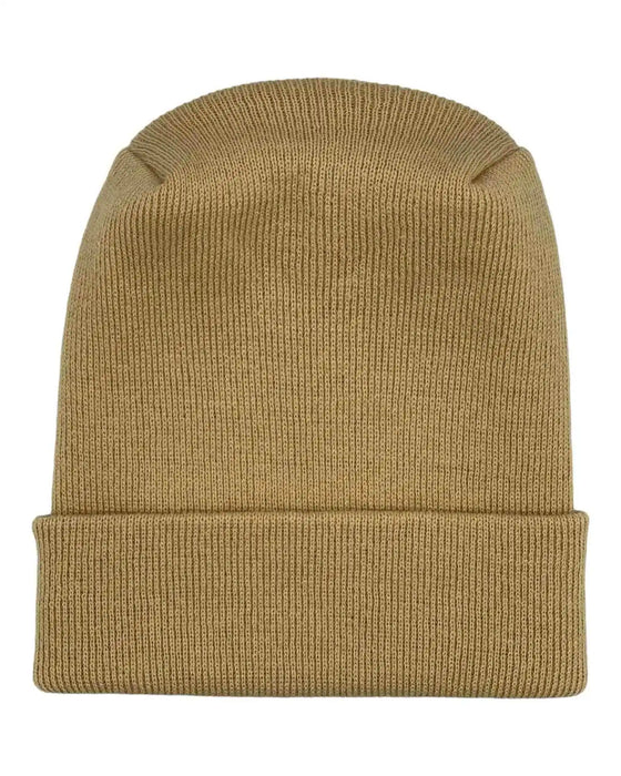 Patented H Stitch Cuffed Beanie, Dune Beige