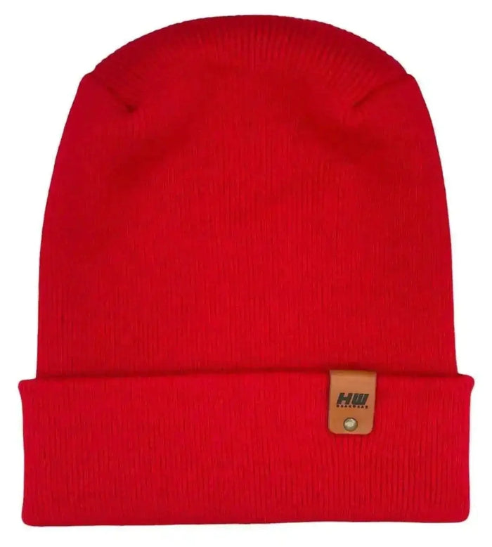 Patented H Stitch Cuffed Beanie, Scarlet Red
