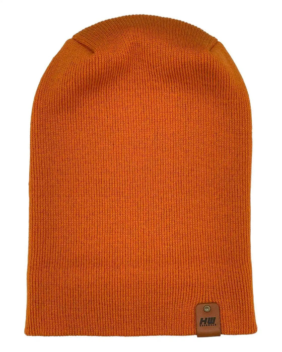 Patented H Stitch Cuffed Beanie, Tiger Orange