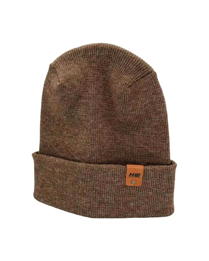 Patented H Stitch Fusion Cuffed Beanie, Burgundy and Green