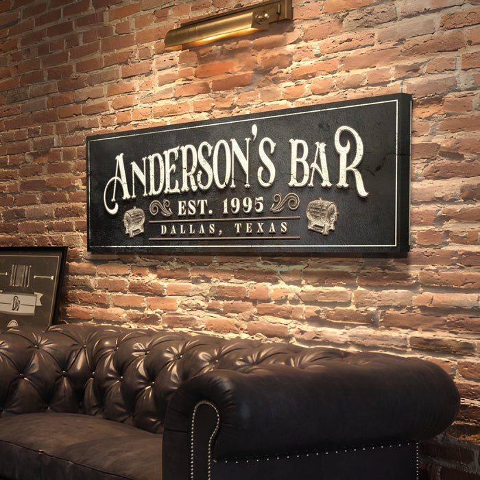 Personalized Bar Sign Ii