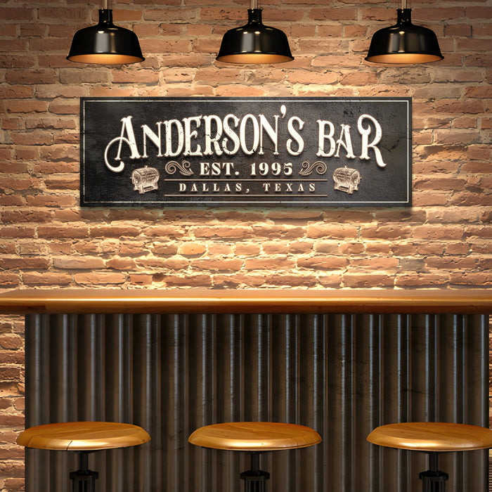 Personalized Bar Sign Ii