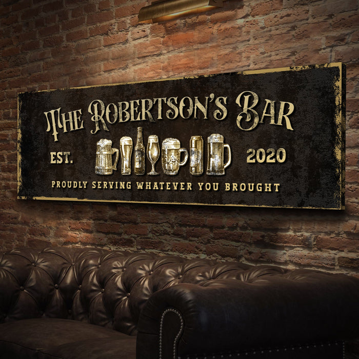 Personalized Bar Sign Iii