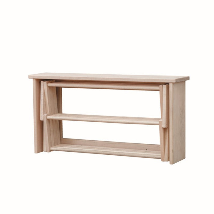 Collective Wall Clothes Drying Rack ~ Solid Maple Hardwood, Folding, Hand Built in USA