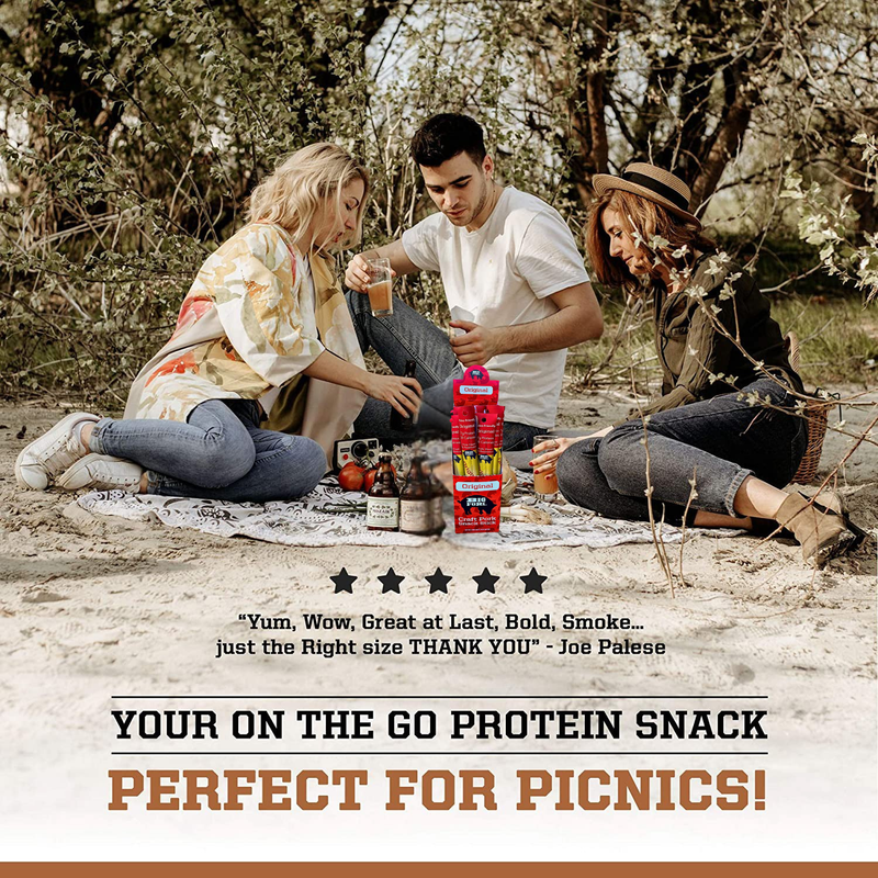 Craft Pork Snack Stick Sample (3 sticks total) by Big Fork Brands