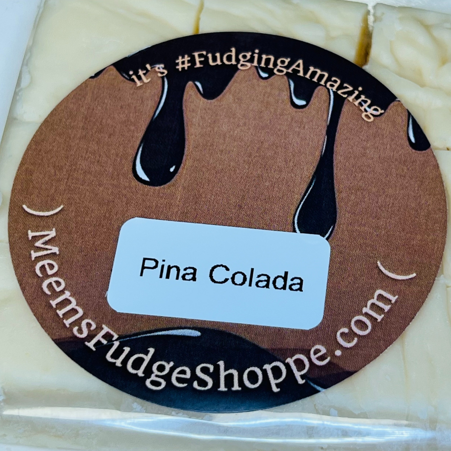 Handmade Pina Colada Fudge | Meem's Fudge Shoppe