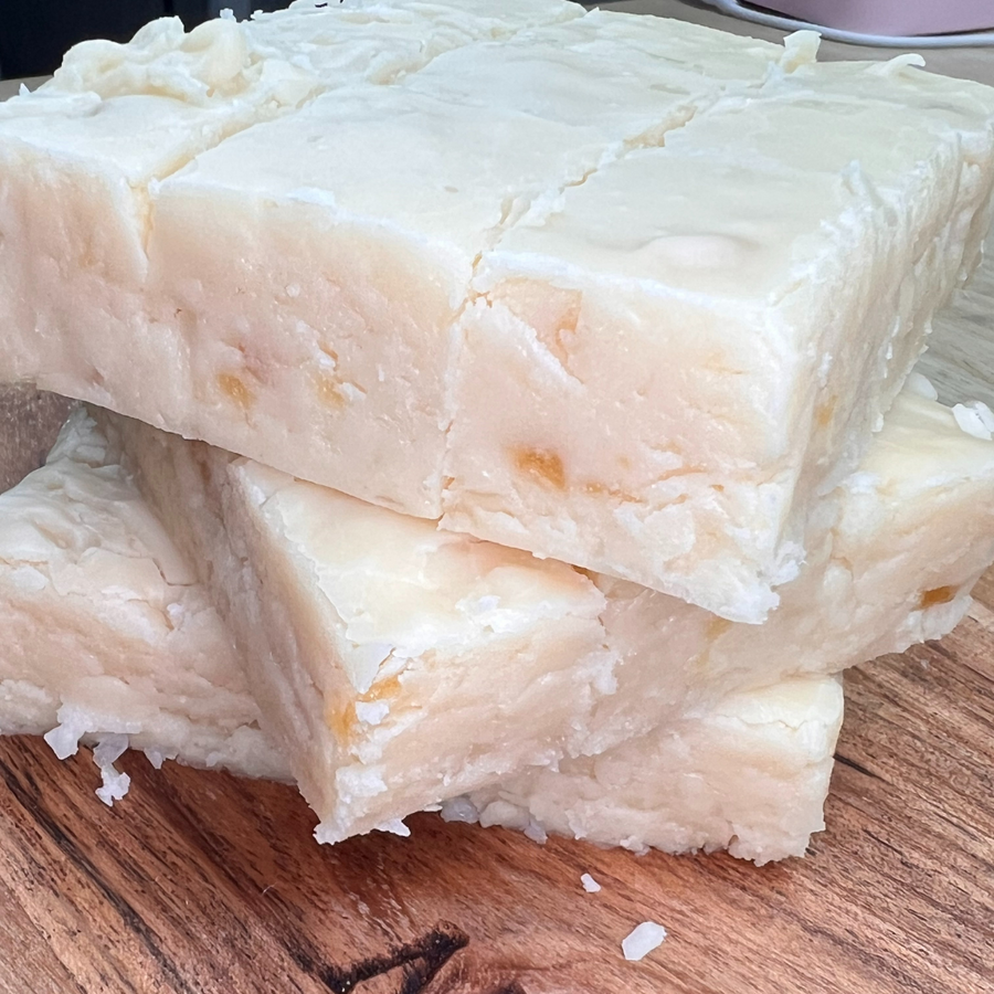 Handmade Pina Colada Fudge | Meem's Fudge Shoppe