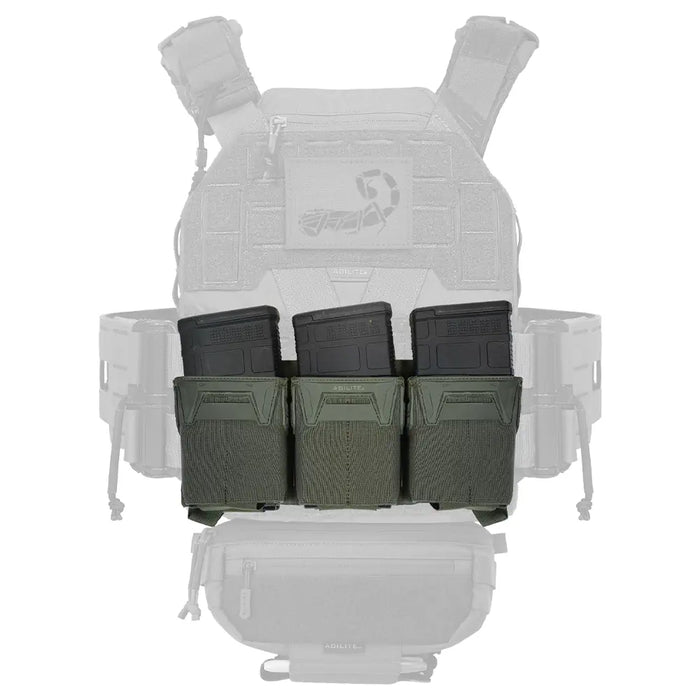 Agilite Pincer Placard .308 Triple Magazine Pouch | For .308 / 7.62x51 & 6.8×51