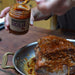 Organic sauce on roast
