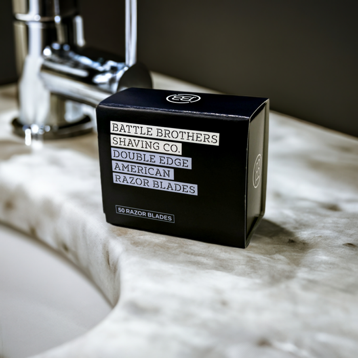 Battle Brothers Shaving Co. Double Edge American Razor Blades by Battle Brothers Shaving Co.
