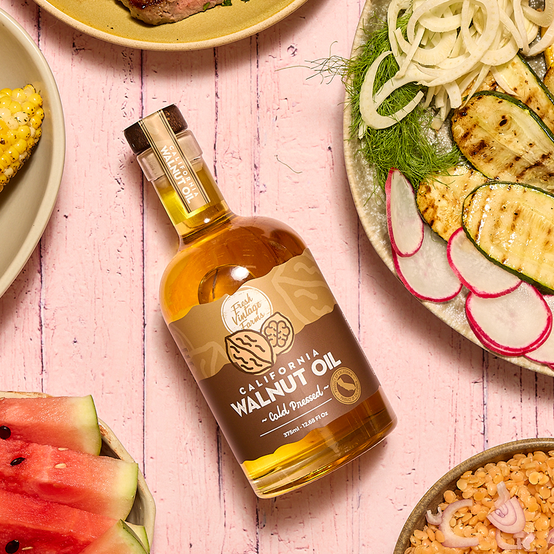 Pure Cold Pressed Walnut Oil by freshvintagefarms