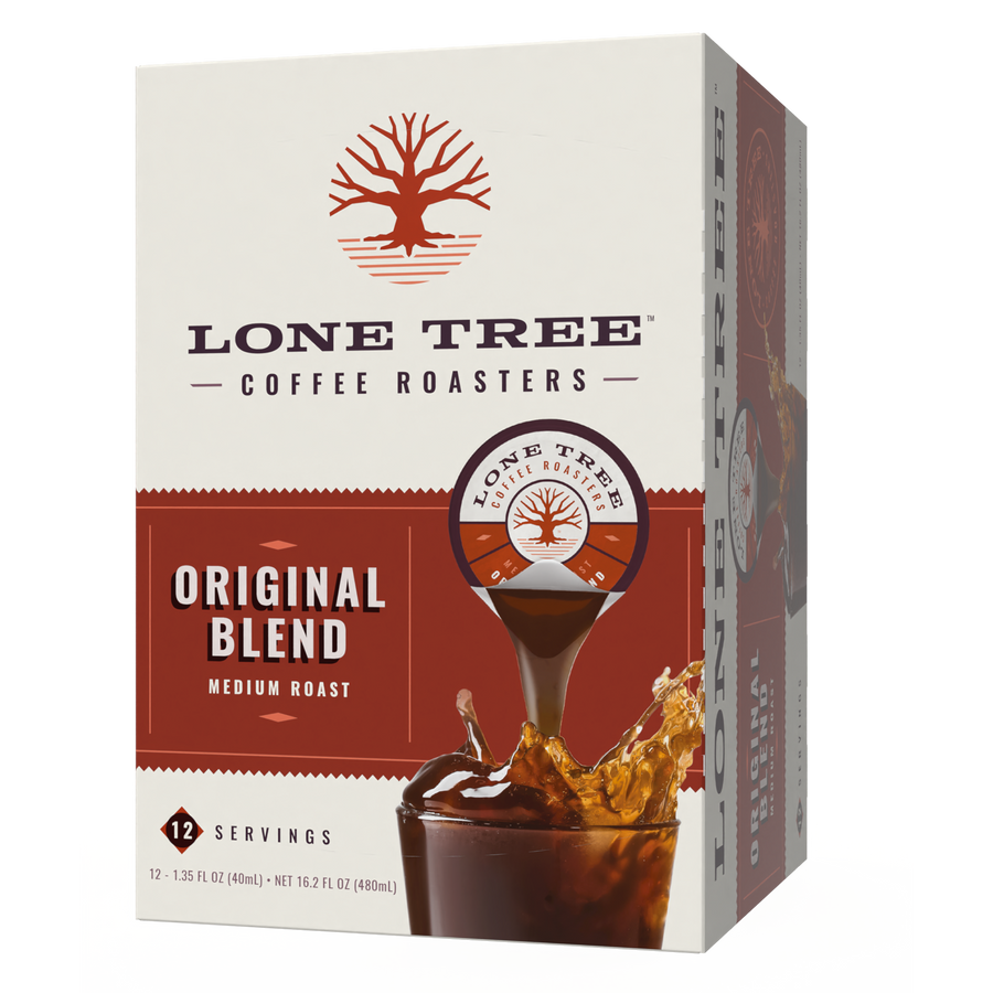 Original Blend carton front with print color marks