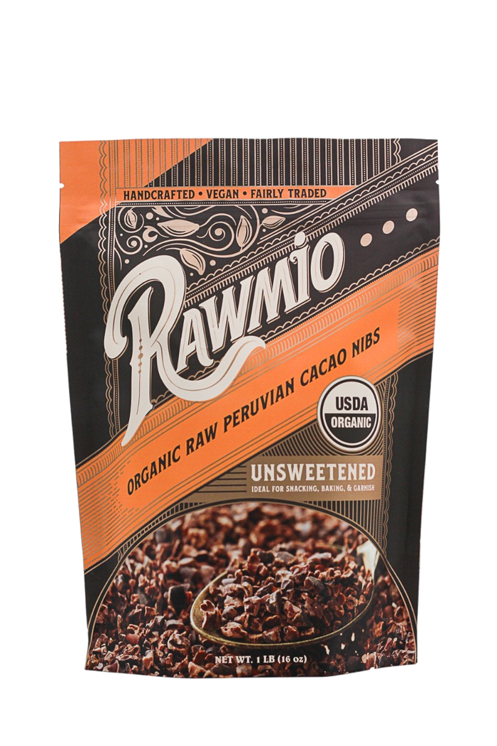 Raw Organic Cacao Nibs - 16 oz