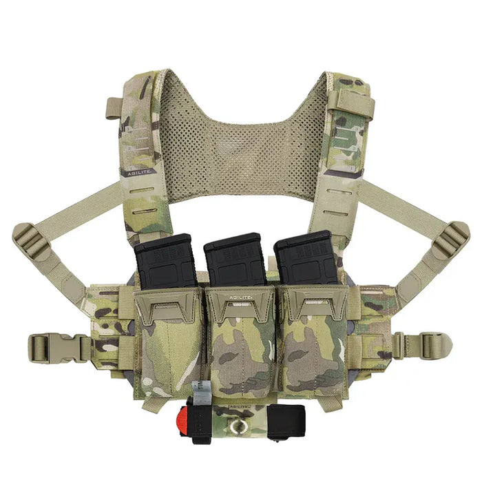 Agilite Reaper Rig | Fully Modular & Scalable Chest Rig w/ Placard & MOLLE Compatible