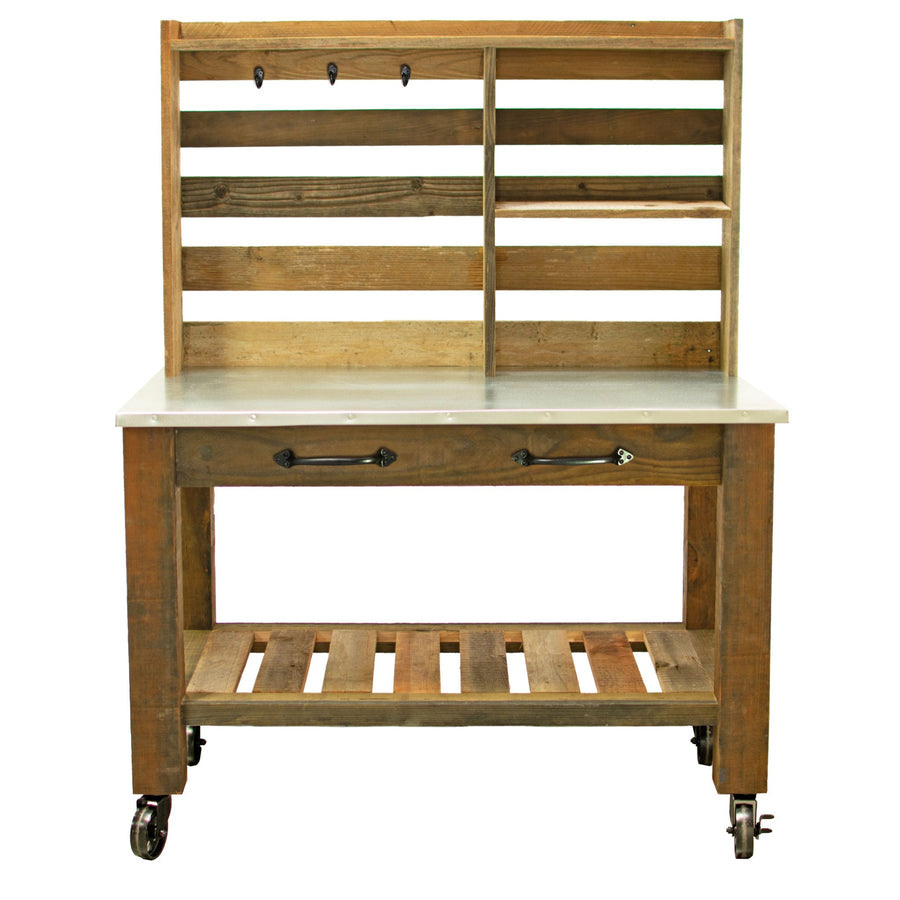 Redwood Potting Table