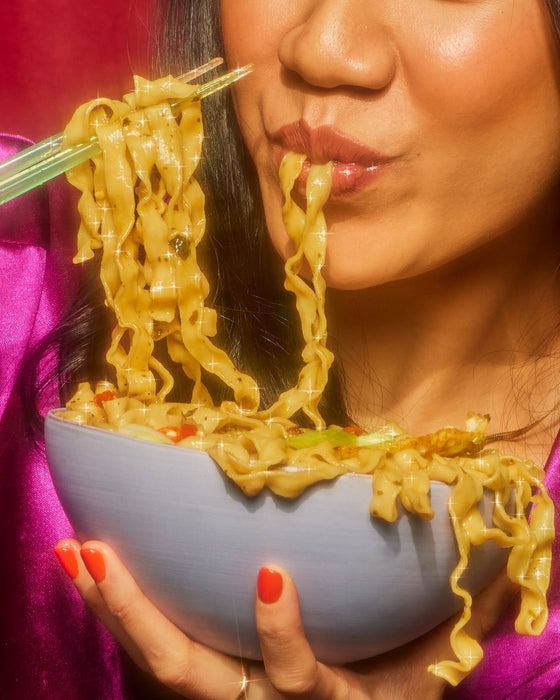 Soy Garlic Saucy Noodles by Farm2Me