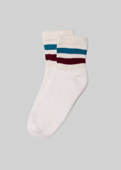 The Retro Stripe Quarter Crew