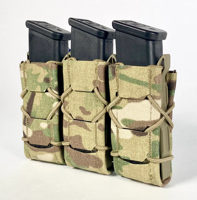 HSGI GEN 2 Triple Pistol TACO | 20% Lighter for Faster Reloads | Plate Carrier & Belt Setup