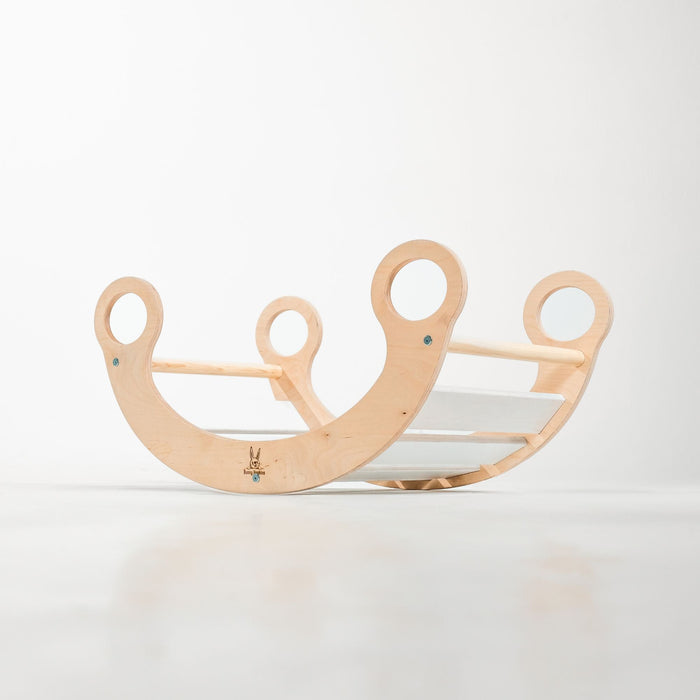 Rocker climber arch enhancing physical skills