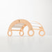 Child enjoying imaginative play with a rocker climber arch