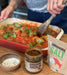Sauce with salt and tomato 