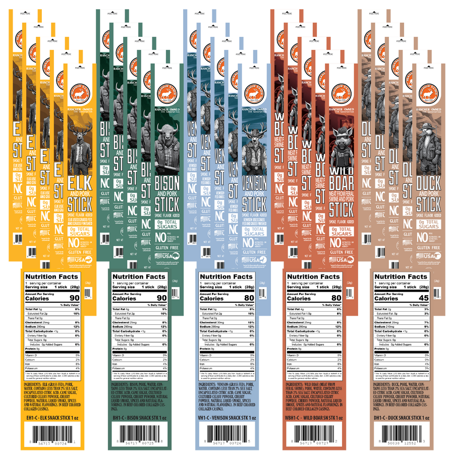 The Snack Attack - Snack Stick Variety Pack