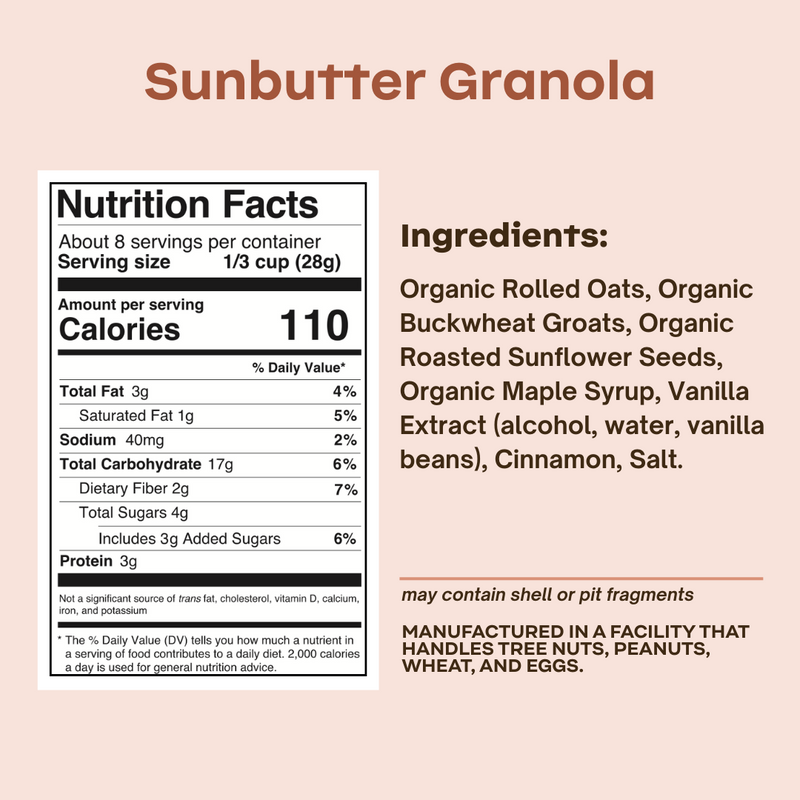 Sunbutter Granola